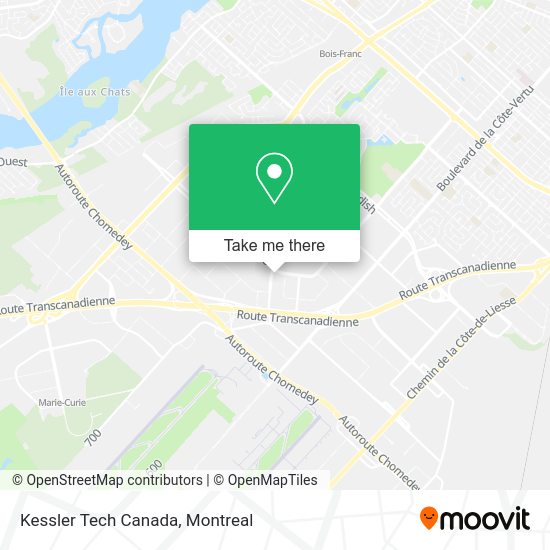Kessler Tech Canada map