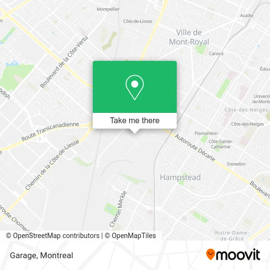 Garage map