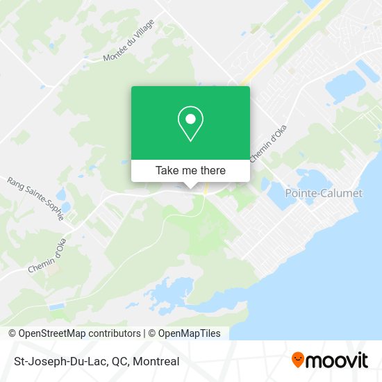 St-Joseph-Du-Lac, QC map