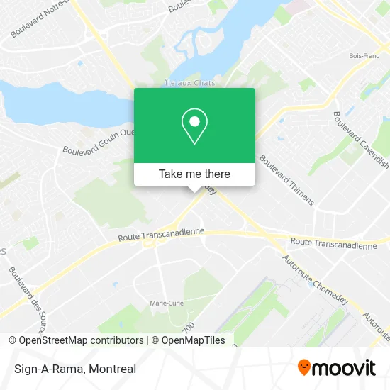 Sign-A-Rama map