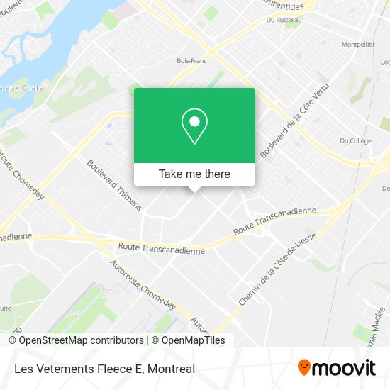 Les Vetements Fleece E map