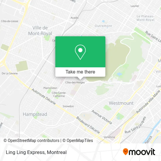 Ling Ling Express map