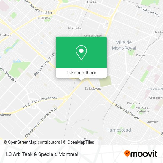 LS Arb Teak & Specialt map