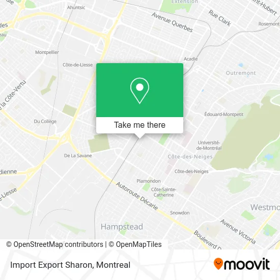 Import Export Sharon map