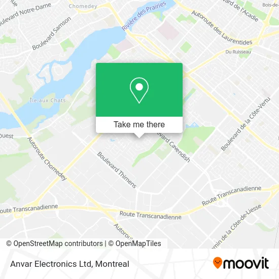 Anvar Electronics Ltd map