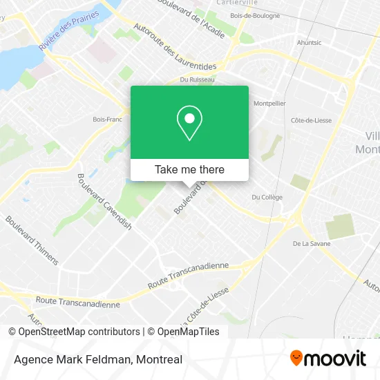 Agence Mark Feldman map