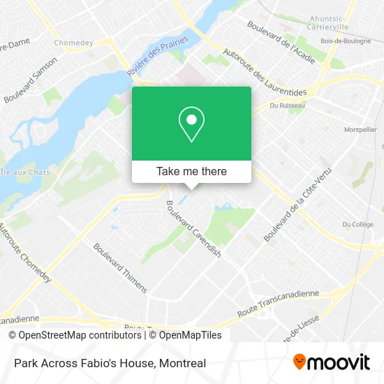 Park Across Fabio's House map