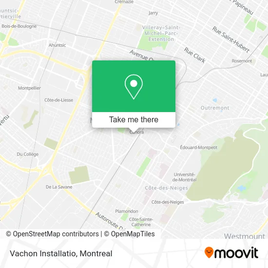 Vachon Installatio map
