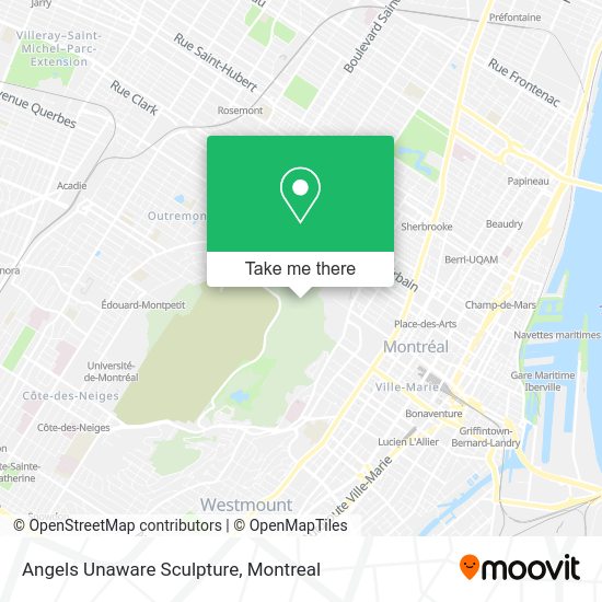 Angels Unaware Sculpture map