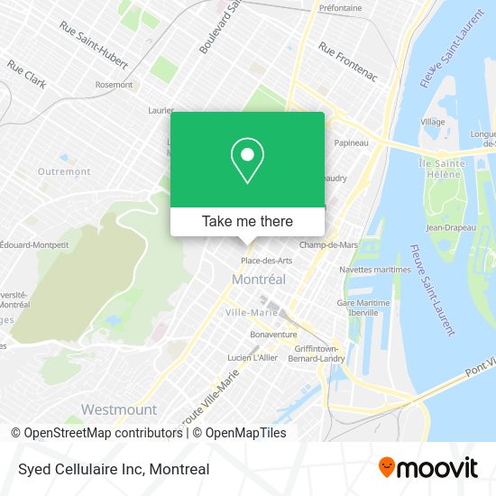 Syed Cellulaire Inc map