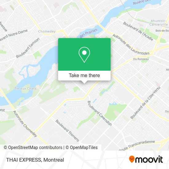 THAI EXPRESS map
