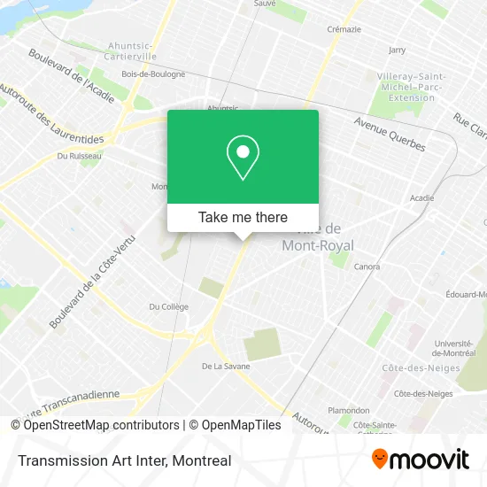 Transmission Art Inter map