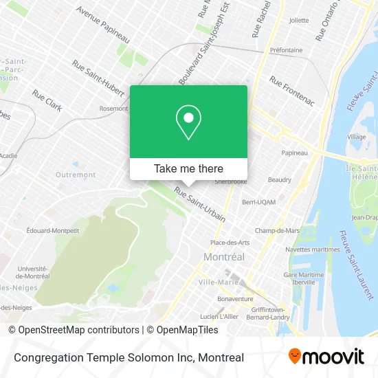 Congregation Temple Solomon Inc map