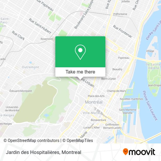 Jardin des Hospitalières map