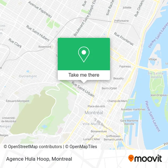 Agence Hula Hoop map