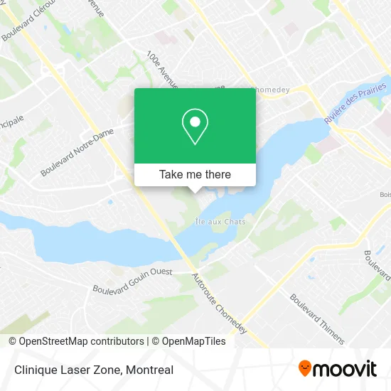 Clinique Laser Zone map