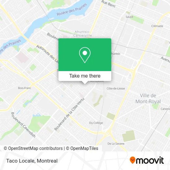 Taco Locale map