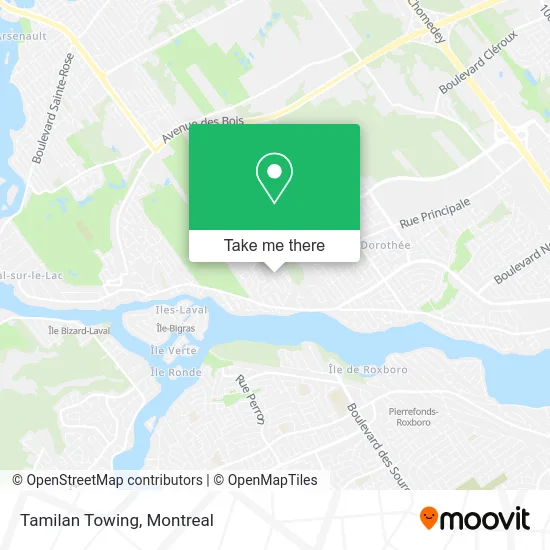 Tamilan Towing map