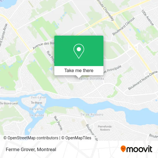 Ferme Grover map