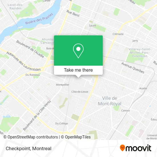 Checkpoint map