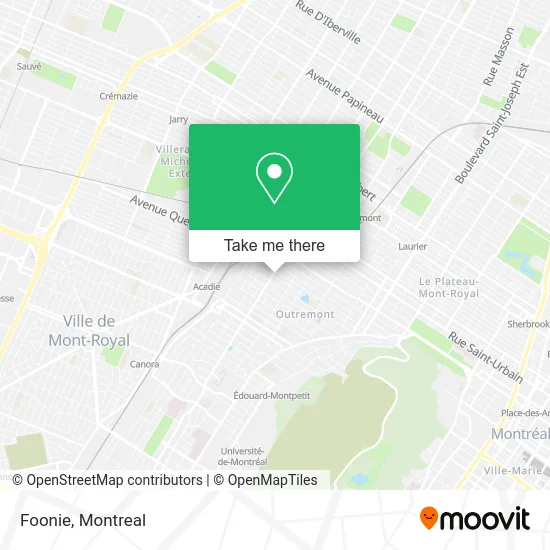 Foonie map