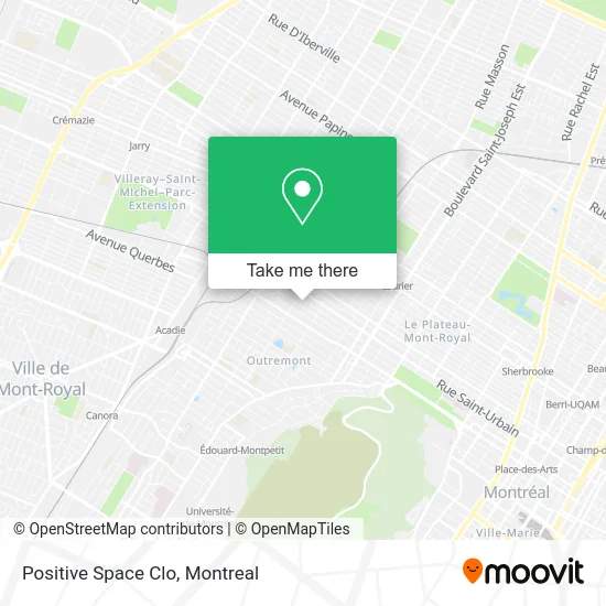 Positive Space Clo map