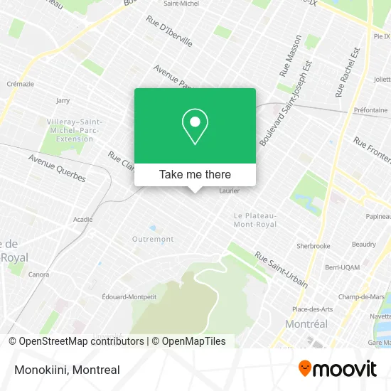 Monokiini map