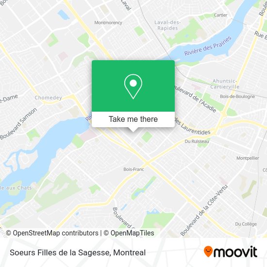 Soeurs Filles de la Sagesse map