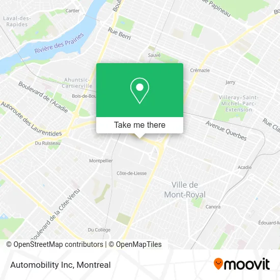 Automobility Inc map