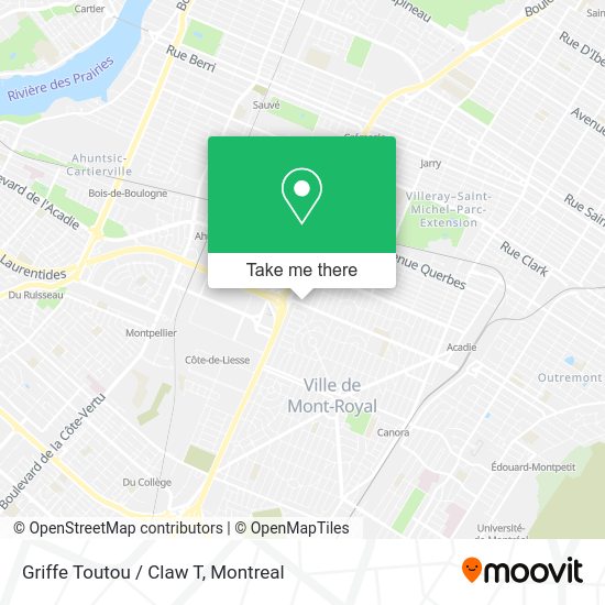 Griffe Toutou / Claw T map