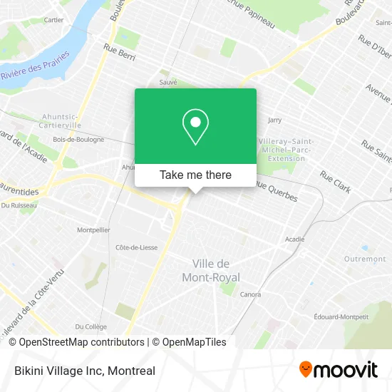 Bikini Village Inc map