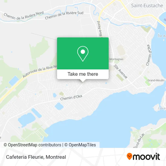 Cafeteria Fleurie map