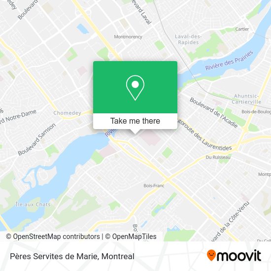 Pères Servites de Marie map