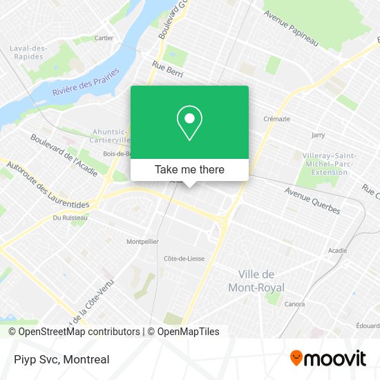 Piyp Svc map