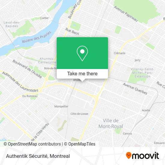 Authentik Sécurité map