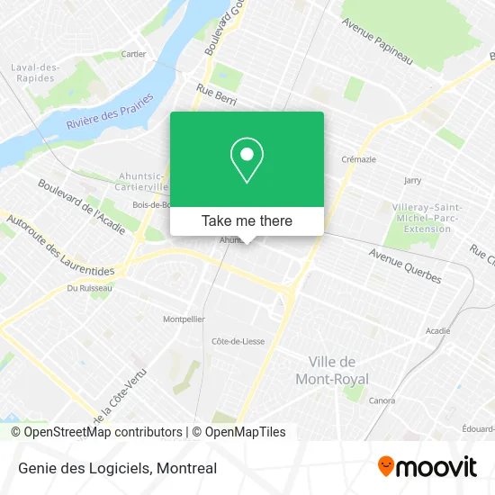 Genie des Logiciels map