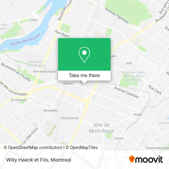 Willy Haeck et Fils map