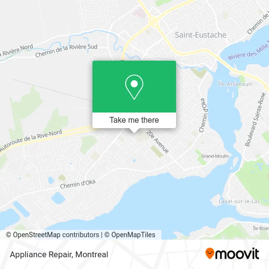 Appliance Repair map