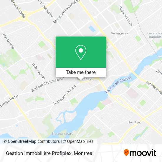 Gestion Immobilière Profiplex map