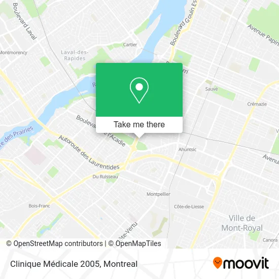 Clinique Médicale 2005 map