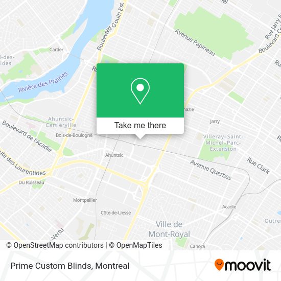Prime Custom Blinds map