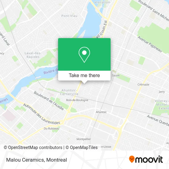 Malou Ceramics map