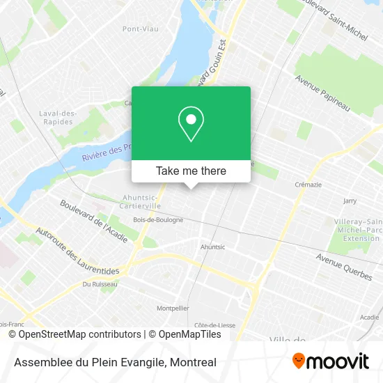 Assemblee du Plein Evangile map