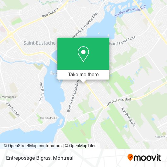 Entreposage Bigras map