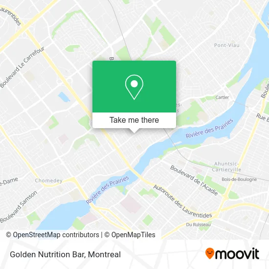 Golden Nutrition Bar map