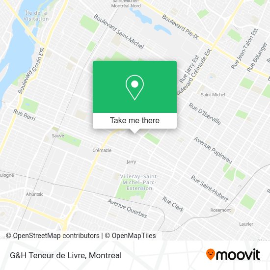 G&H Teneur de Livre map