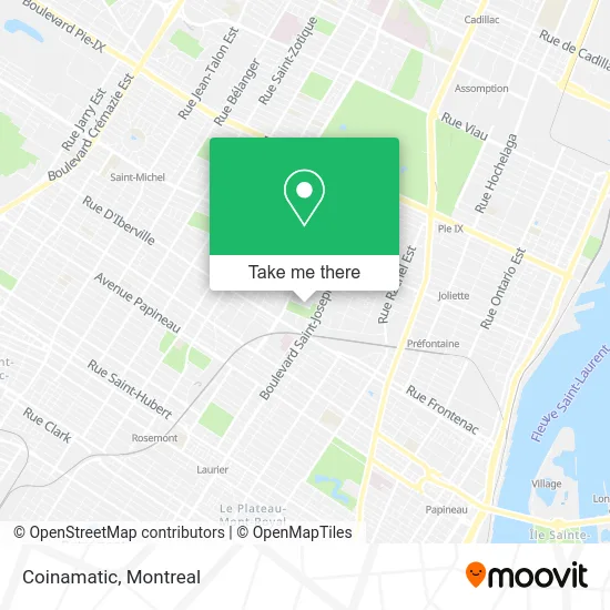 Coinamatic map