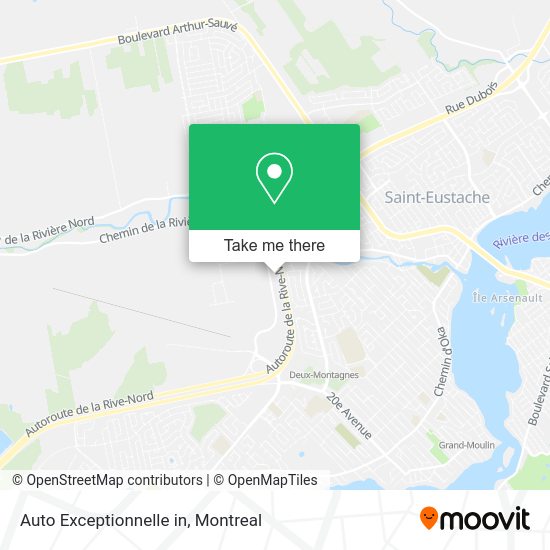 Auto Exceptionnelle in map