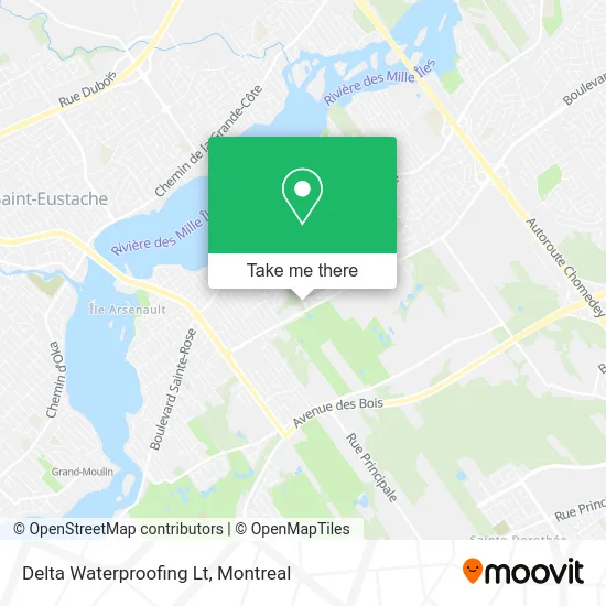 Delta Waterproofing Lt map