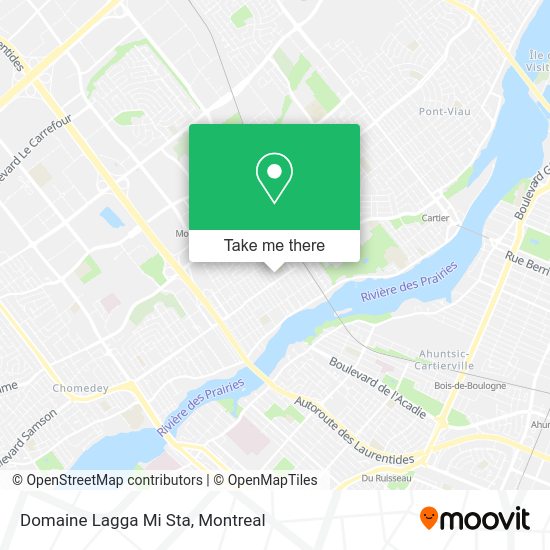 Domaine Lagga Mi Sta map